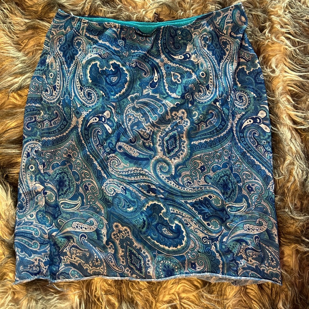 ⭒ xhilaration blue skirt